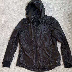 Women's Black Windbreaker Jacket